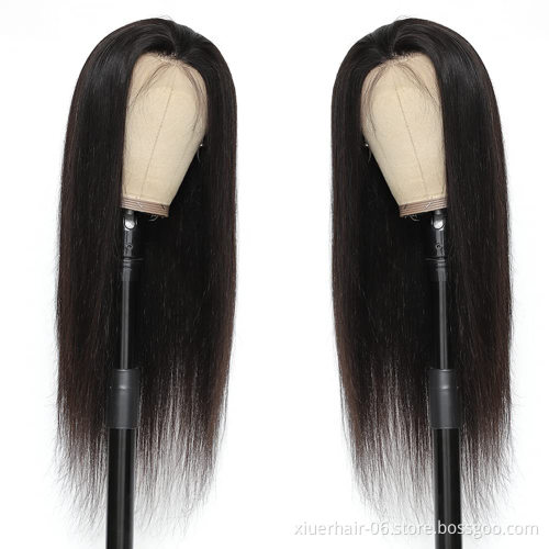 China Wholesale Lace Frontal Wig Baby Hair Human Hair Cheap Lace Frontal Wig raw indian lace wig